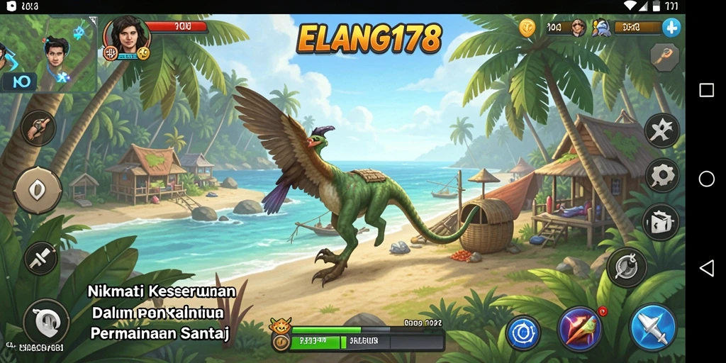 Screenshot menarik dari gameplay santai ELANG178.