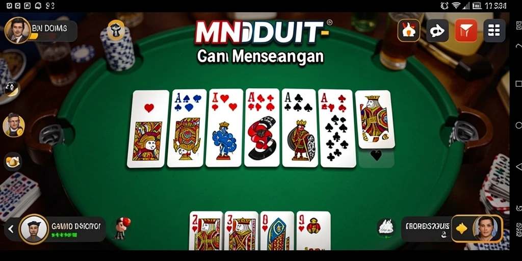 Tampilan gameplay Domino yang seru dan menarik di MNDUIT.