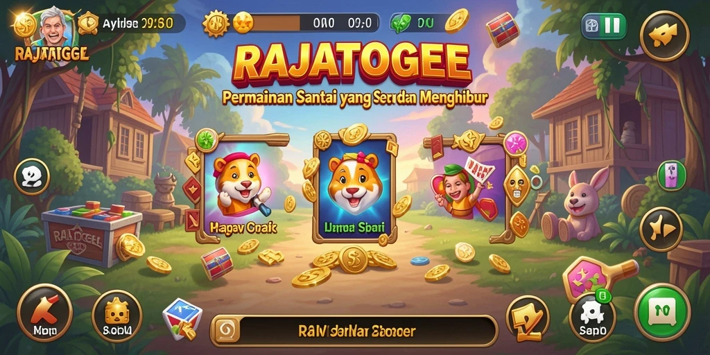 Gameplay menarik dan menyenangkan di RAJATOGEL.