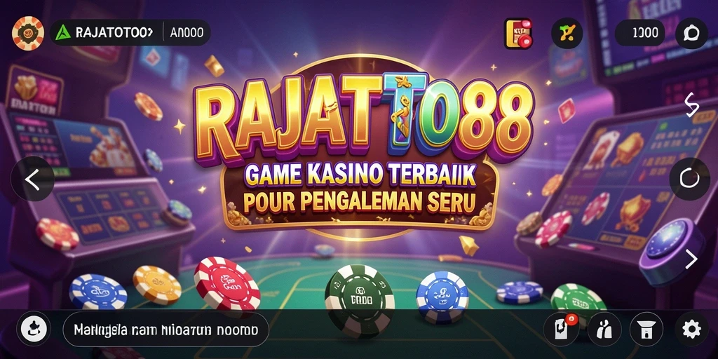 Tampilan seru gameplay Kasino di RAJATOTO88