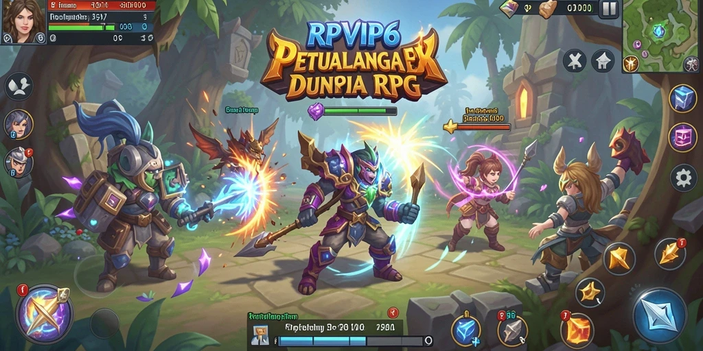 Gameplay seru RPVIP6 dengan duel epik dalam dunia RPG.