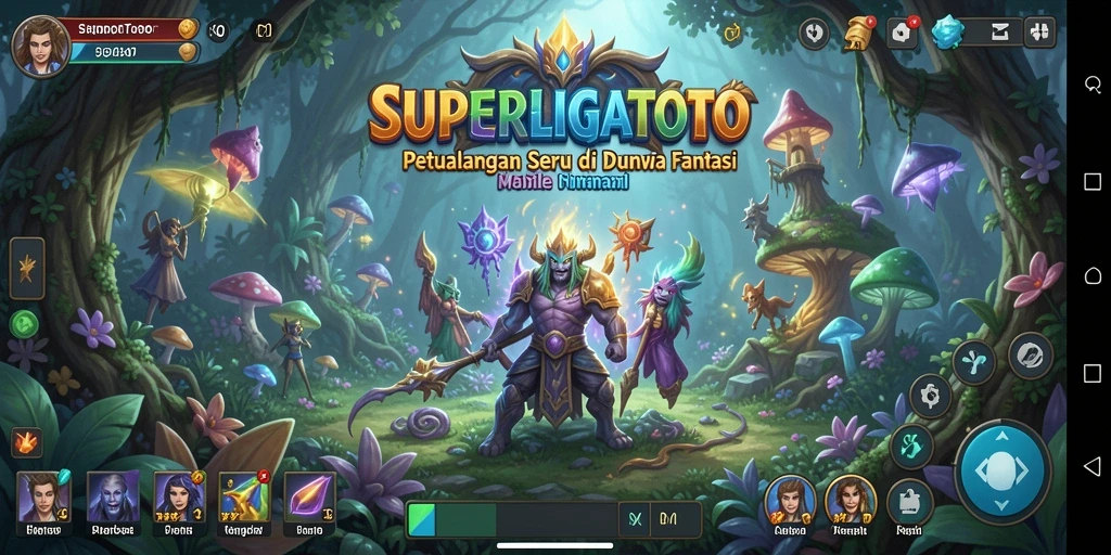 Screenshot gameplay SUPERLIGATOTO menampilkan aksi pertarungan yang mendebarkan.
